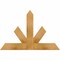 Ekena Millwork Saratoga Rough Sawn Timber Gable Bracket, Western Red Cedar, 36"W x 24"H x 2"D x 4"F, 16/12 Pitch GBW036X24X0204SAR00RWR - alternate 1